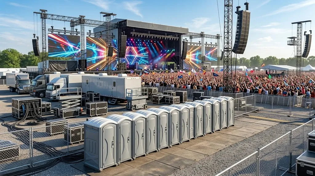 Concert Restroom Rental in Nashville, TN